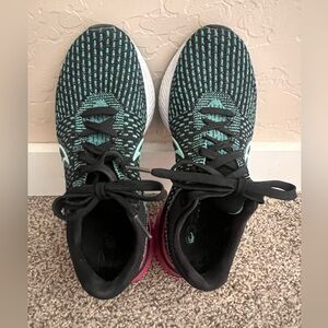 Nike React Infinity Flyknit Running Black and Teal Women's Sneakers